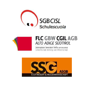 CGIL FLC; CISL Scuola, ASGB SSG