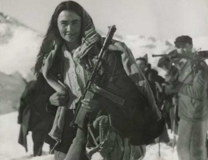 Die WIderstandskämpferin Lisetta (Prosperina Vallet), im Jahr 1944